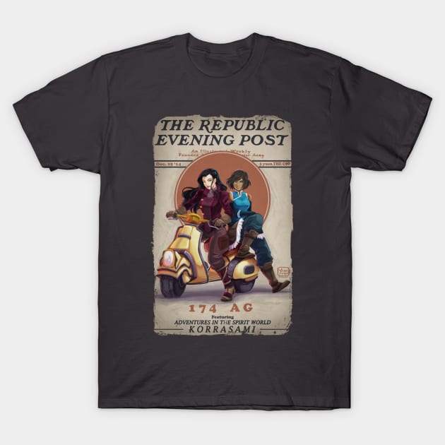 Replublic Evening Post T-Shirt by YoukaiYume